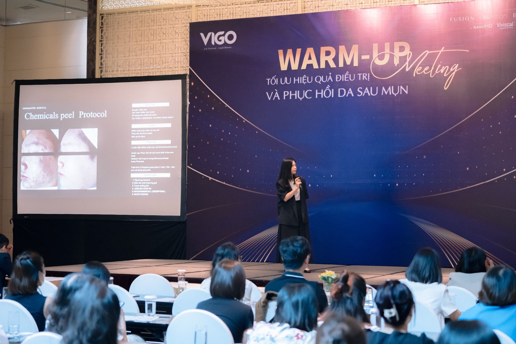 Ms. Phương Linh CEO Skinmaster tham dự Warm up meeting VIGO 2023