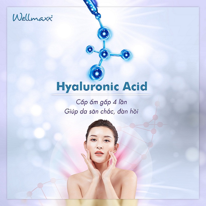 Hyaluronic acid cấp ẩm gấp 4 lần