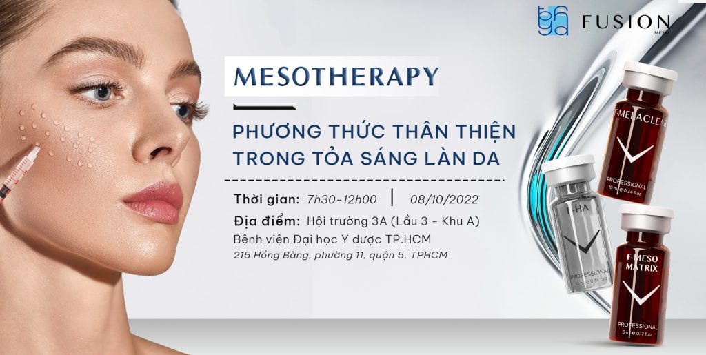 hội thảo mesotherapy phương pháp thân thiện tỏa sáng làn da