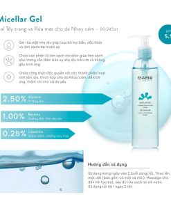 hướng dẫn dùng sữa rửa mặt micellar gel