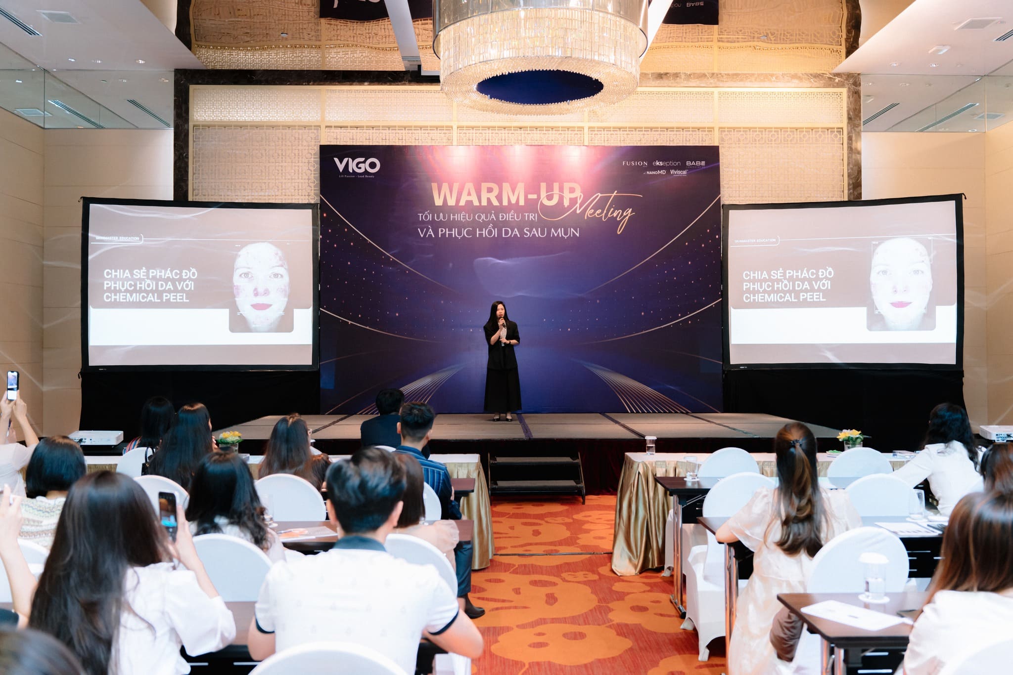 Ms. Phương Linh CEO Skinmaster tham dự Warm up meeting VIGO 2023