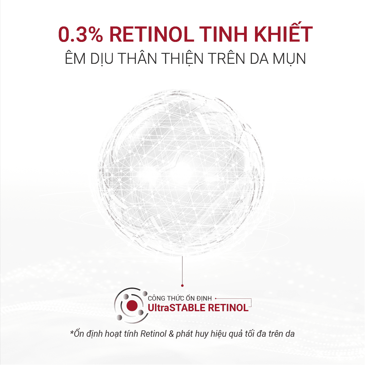 Fusion Retinol phiên bản mới chứa 0.3% retinol tinh khiết